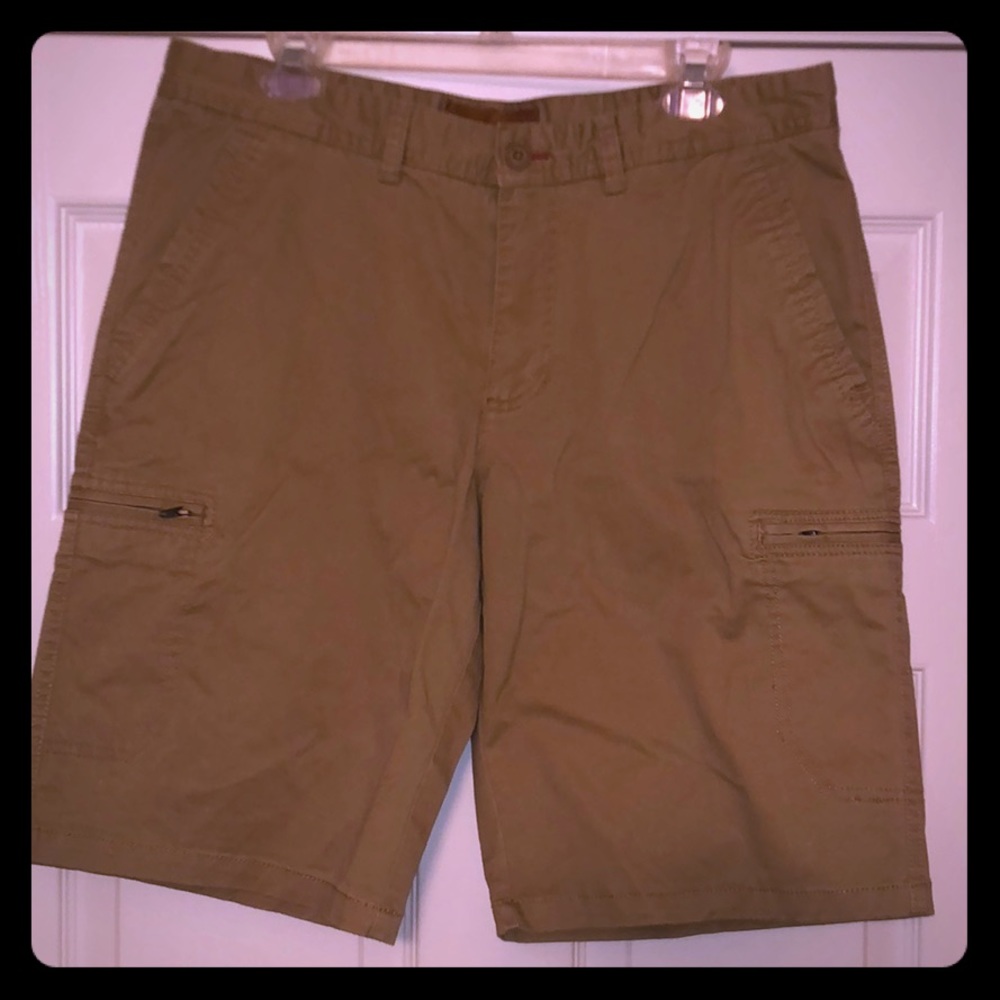 Unworn Khaki Cargo Shorts